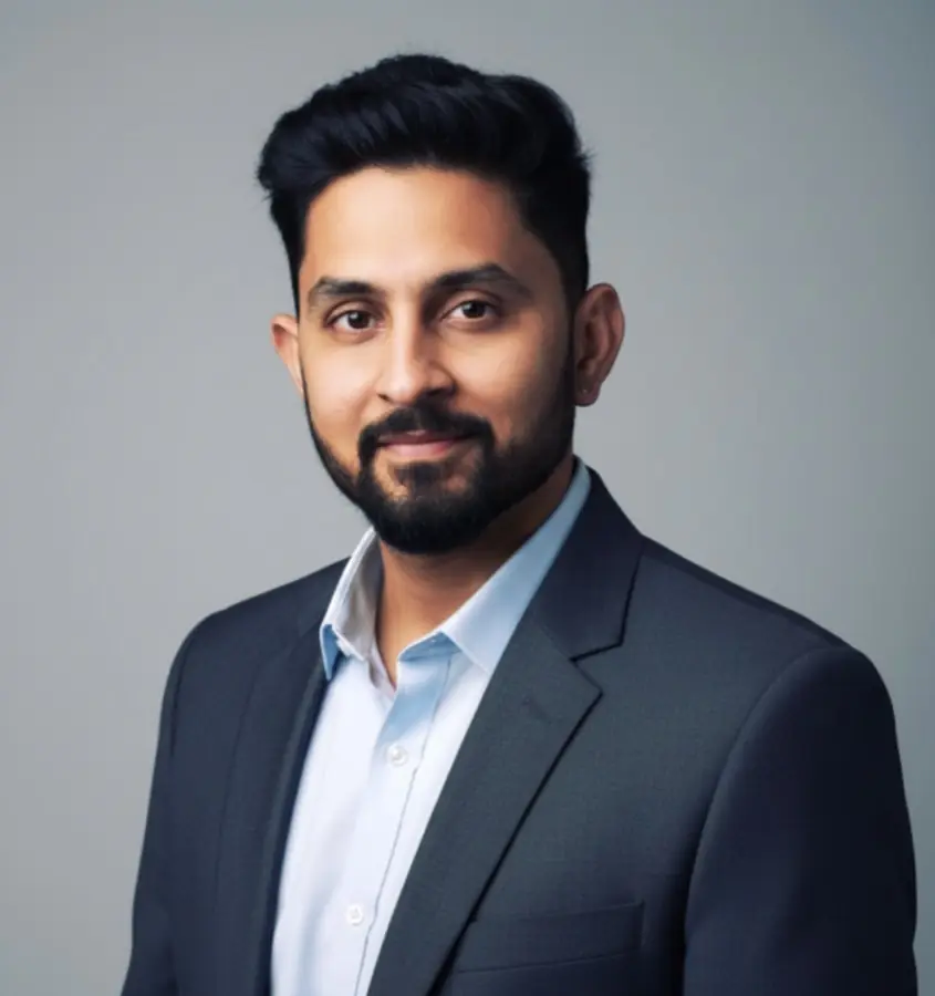 Portrait of Jatin Sharma, founder and CEO of Staffinger Solutions